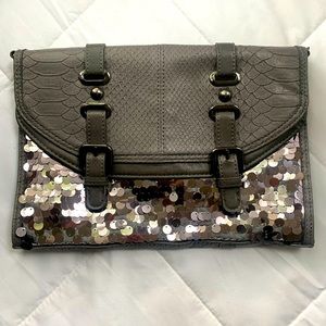 Olivia and Joy shimmery clutch